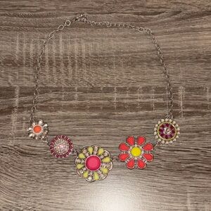 Lia Sophia flower pot necklace